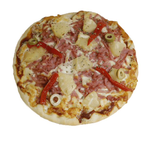 Pizza agridulce (Jamón York y Piña) - Tia Tota - Pizzerias a domicilio en Alhama de Murcia